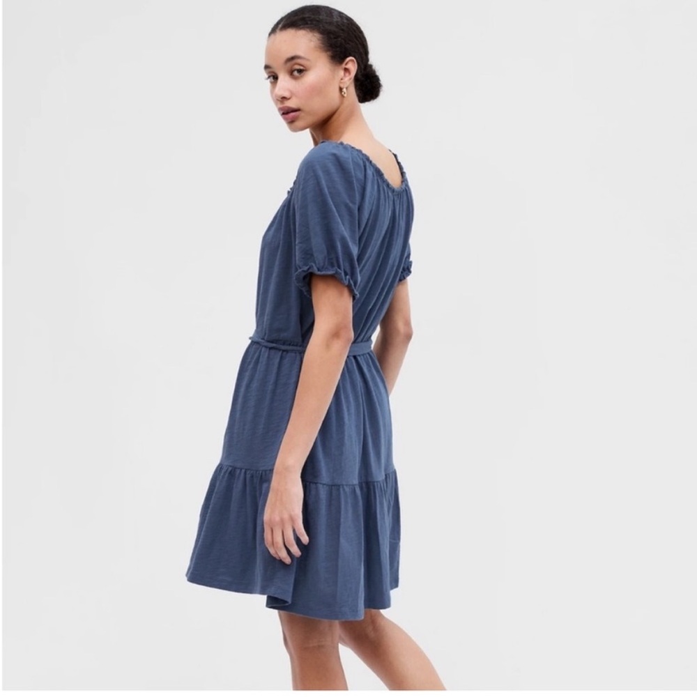 NWT GAP Factory Forever Soft Tiered Mini Dress